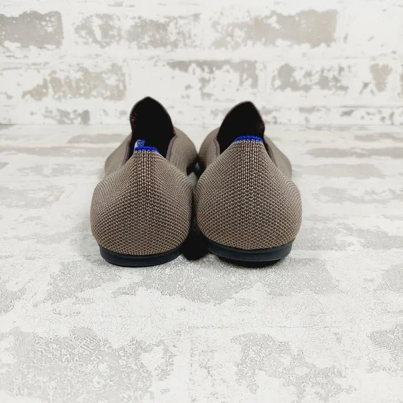 NEW Rothy's The Loafer Mocha Knit Round Toe Slip On Loafers F717